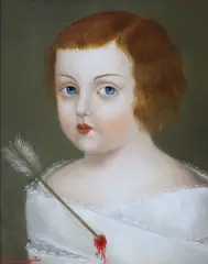 Fatima Ronquillo, Bound and Wounded, oil on panel