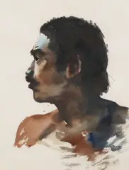 Lonesome Dove by Michael Frary, watercolor painting on paper, sold May 2025