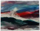 Nicholas Mirandon, Abstract, Resin painting on board