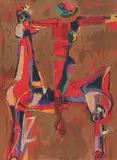 Marino Marini, Horse and Rider, lithograph in colors on paper