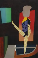 Max Papart, Hello Broadway, color aquatint and carborundum etching on embossed paper