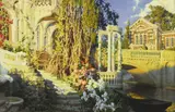 Katya Morgun, Tranquil Afternoon, oil on canvas