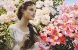 Katya Morgun, Wistful/ Morning in the Garden, oil on canvas