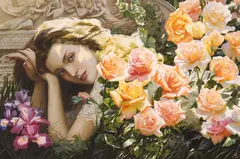Katya Morgun, Thoughtful Reverie, oil on canvas