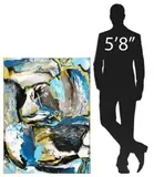 Petronella Greer, Cave Dwelling, Gallery-wrapped acrylic on canvas