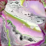 Petronella Greer, Purple Mollusks, Gallery-wrapped acrylic on canvas