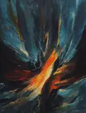 Leonardo Nierman, Oiseau de Feu (Bird of Fire), lithograph in colors on paper
