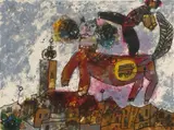Théo Tobiasse, Je ne Trouve Plus au Ciel la Lumiere Qu'il Avait (I No Longer Find the Light that Heaven Had), lithograph on paper