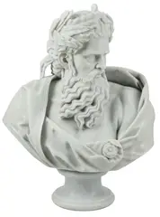 Lambert Sigisbert Adam, Bust of Neptune, Carved marble sculpture