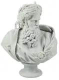 Lambert Sigisbert Adam, Bust of Neptune, Carved marble sculpture