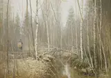 Vladimir Pavlovich Krantz, In Spring Forest, oil on panel