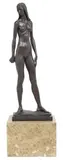 Charles Umlauf, Eve with Apple, c.1975, Patinated bronze sculpture