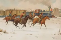 Barbara Ruth Garvin, A Western Welcome, oil on canvas