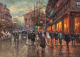 Édouard Cortès, Place de la Madeleine, oil on canvas