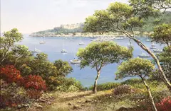 Hea-Jae Jou, Garten Eden, France (Le Jardin d'Eden), oil on canvas