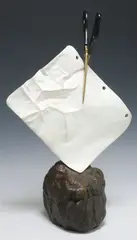The Game by Clifford Warren Cullar, Cast bronze sculpture, sold Feb 2025