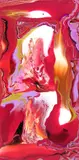 Petronella Greer, Internal Fire, acrylic on stretched canvas