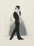 Al Hirschfeld, Pal Joey, lithograph on paper