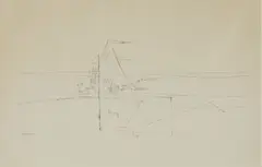 Tom Benrimo, Untitled [Abstract], pen and ink drawing on paper