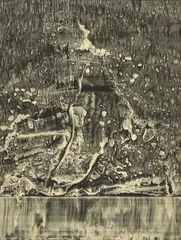 Henry Neil Rasmusen, unsigned painting by Henry Rasmusen/ Bettie Rasmusen, 1984, monotype on paper