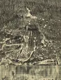 Henry Neil Rasmusen, unsigned painting by Henry Rasmusen/ Bettie Rasmusen, 1984, monotype on paper