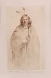 Joseph Henry Sharp, Little Beaver, etching on paper