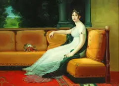 Francois Pascal Gerard, Portrait of Josephine Bonaparte, oil on board