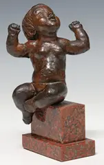 Charles Umlauf, Young Boy (Karl), Patinated bronze sculpture