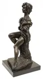 Charles Umlauf, Seated Girl, c.1965, Patinated bronze sculpture