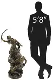Mathurin Moreau, after Mathurin Moreau (French, Large patinated bronze figural group