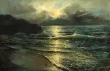 Eva Mabb, Liquid Silver, oil on canvas