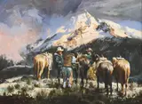 Oleg Stavrowsky, Summit Ridge Run, oil on canvas