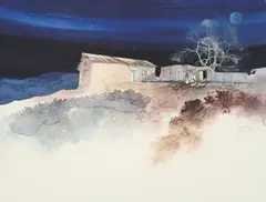 Michael Atkinson, Adobe Sky, print on paper