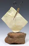 Warren Cullar, Stone Paper Scissors, Cast bronze sculpture