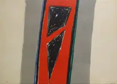 Saverio Rampin, Abstract Composition, color lithograph on paper