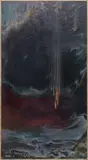 Leonardo M. Nierman, Paul & Lourdes, 1962, oil on Masonite