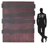 Reginald Rowe, Labyrinth XIX, acrylic and mixed media painting on plywood board