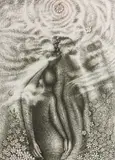 John T. Biggers, Metamorphosis III, lithograph in colors on paper