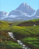 Reid Christie, The King in His Castle, oil on tempered artists' panel