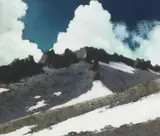 Will Klemm, Mountains, pastel drawing on paper