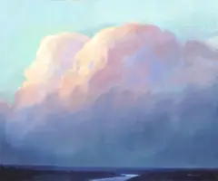 Dianne Grammer, Evening Glow, #101, oil on canvas