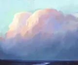 Dianne Grammer, Evening Glow, #101, oil on canvas