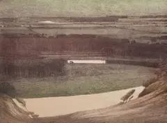 Russell Chatham, Paradise Valley, lithograph in colors on paper