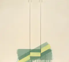 Richard Smith, Two of a Kind, Three of a Kind, lithograph in colors with paper clips on paper