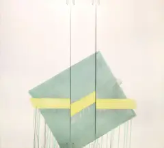 Two of a Kind, Three of a Kind by Richard Smith, lithograph in colors with paper clips on folded paper, sold Dec 2024