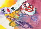 Mark Hartman, Strong Spirit, watercolor painting on Arches paper