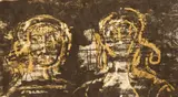 Henry Moore, Two Heads, lithograph in colors on Japanese paper