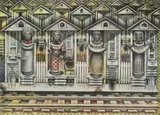 John T. Biggers, Four Seasons, lithograph in colors on paper