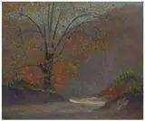 Frederick Polley, Fall Landscape, oil on canvas