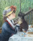 Ronald Cavalla, Luncheon of the Boating Party, oil on canvas
